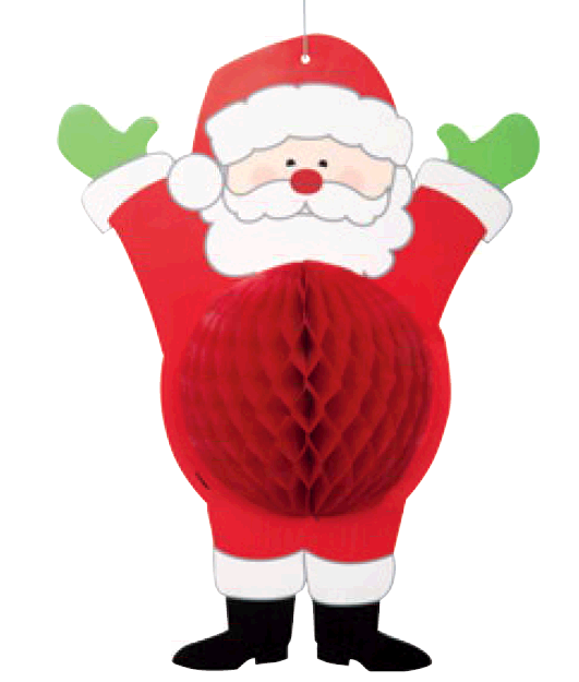 CENTROS DE MESA SANTA HO HO HO