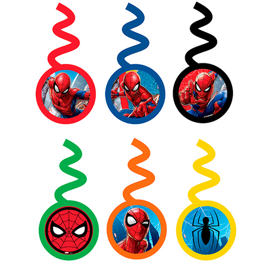 REMOLINO DECORATIVO SPIDERMAN
