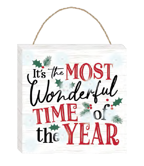 LETRERO MDF MOST WONDERFUL TIM