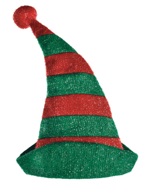 SOMBRERO ELFO DELUXE TINSEL