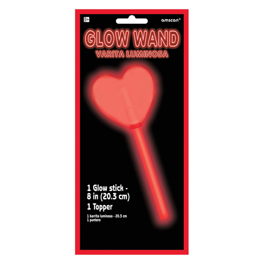 GLOW STICKS WAND CRZN ROJA