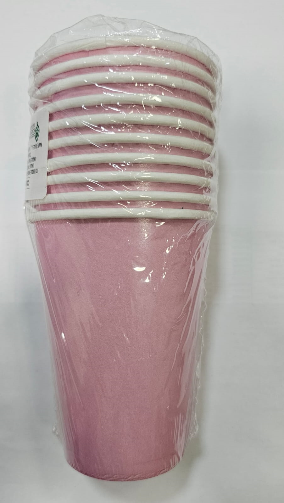 VASO 12OZ 10UN ROSA