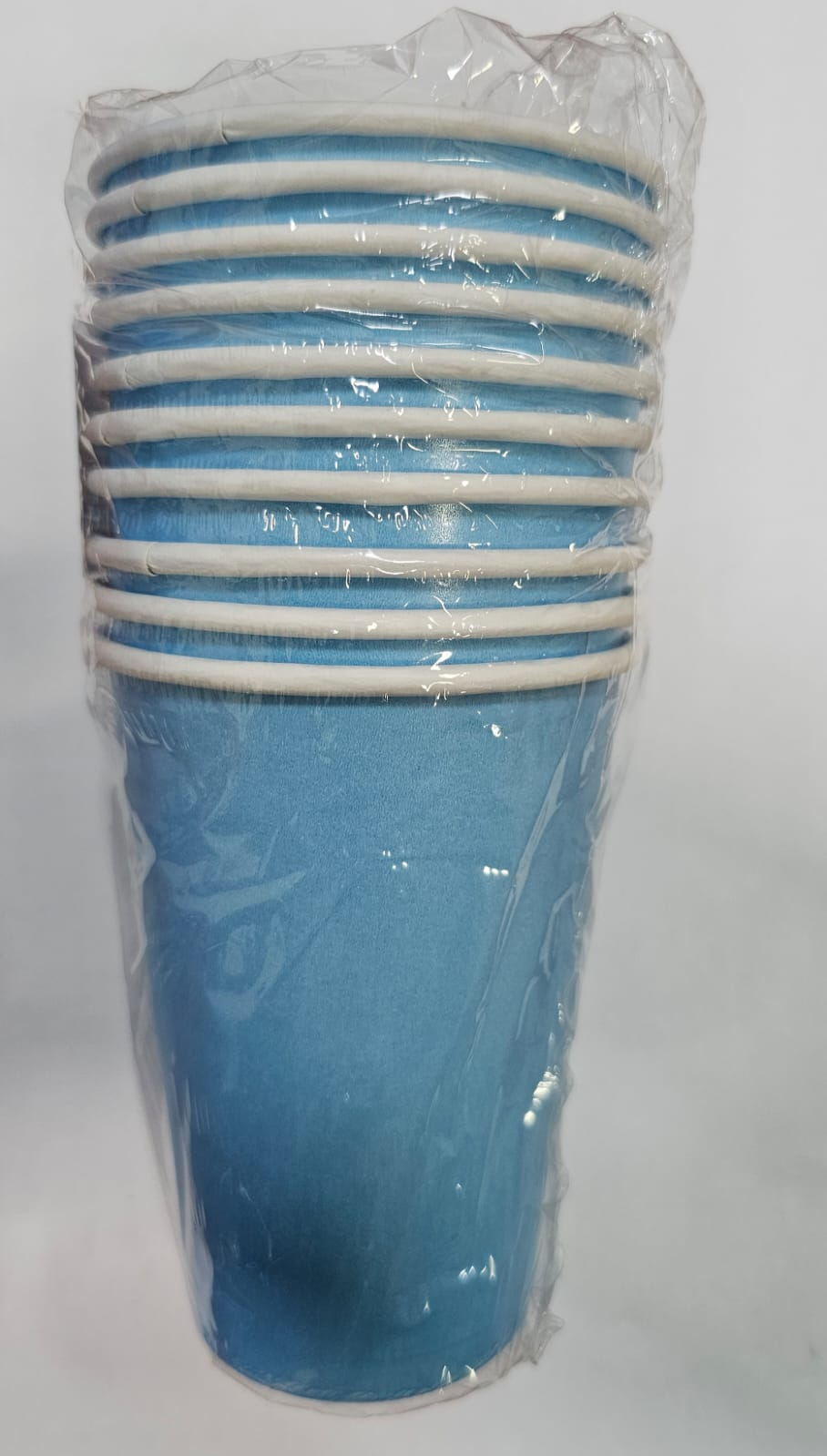 VASO 12OZ 10UN AZUL PASTEL
