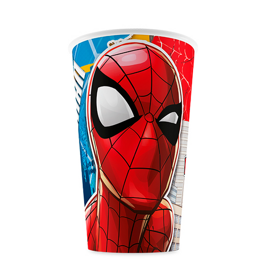 VASO CARTON SPIDERMAN 6/1