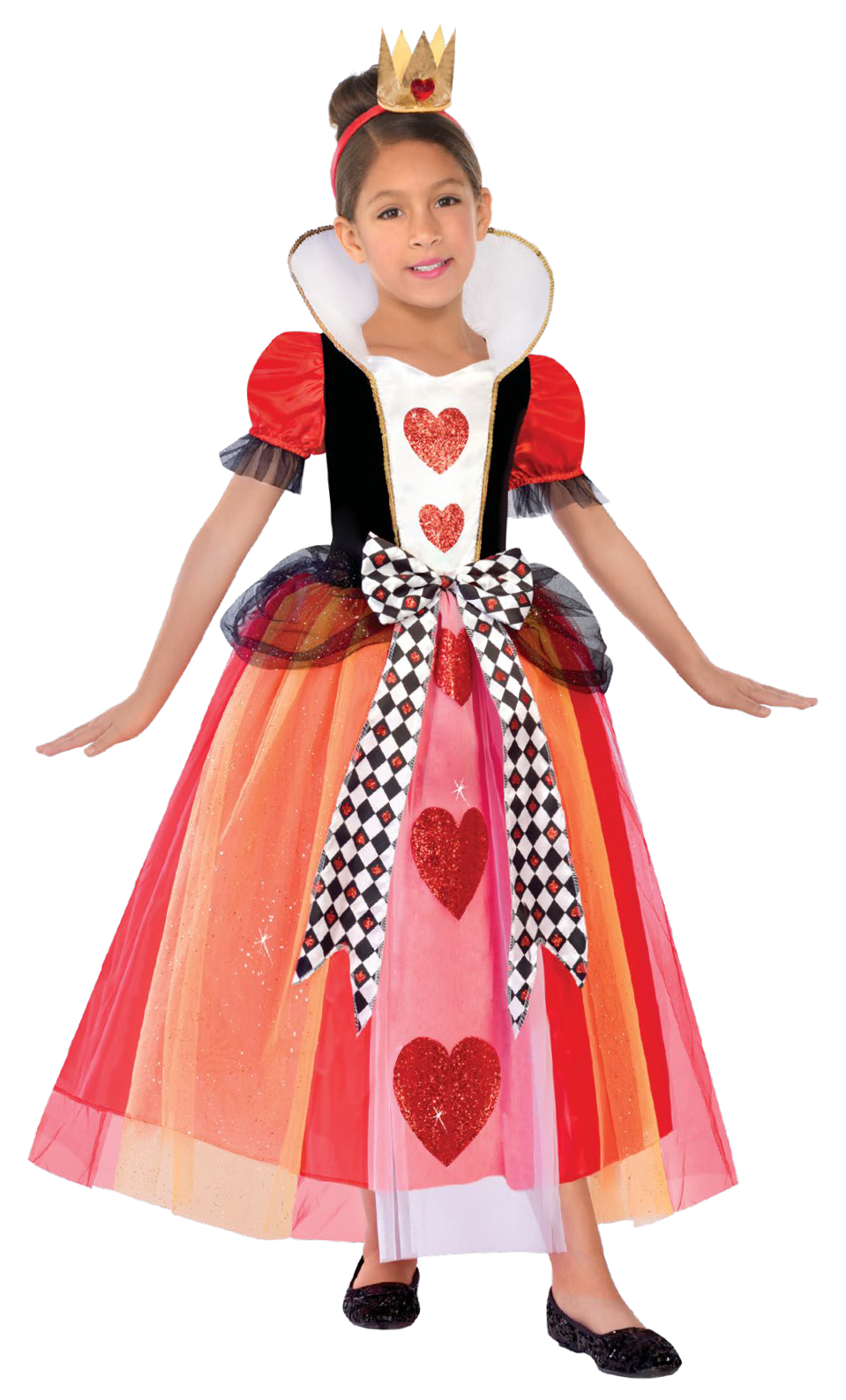 DISFRAZ REINA CORAZONES 4-6 AÑ