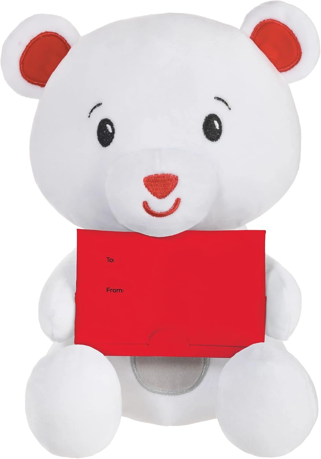 PELUCHE OSO BLANCO SOBRE 8PG