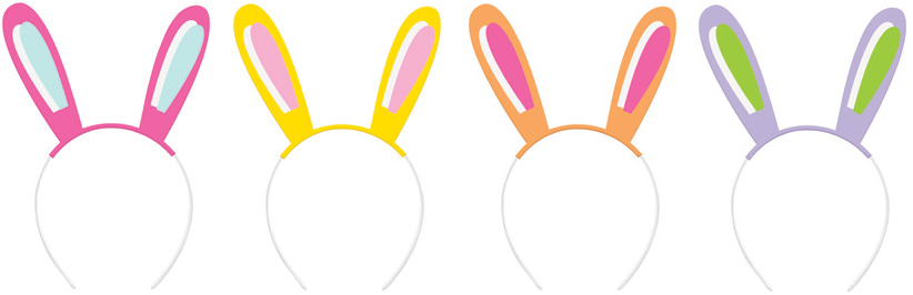 CINTILLO CONEJO DE PASCUA 4UDS