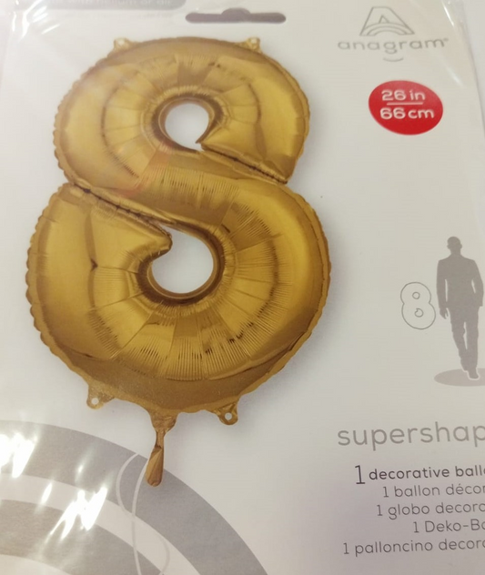 GLOBO FORMA Nº8 WHITEGOLD 26PU