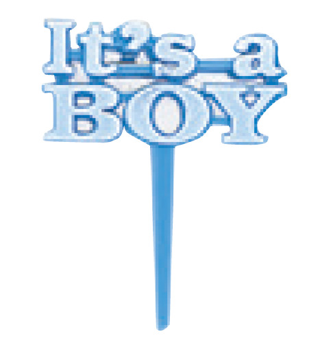 TOPE BIZCOCHO ITS A BOY 8UDS