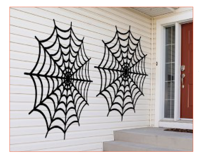 DECO PUERTA TELARAÑA HLLN