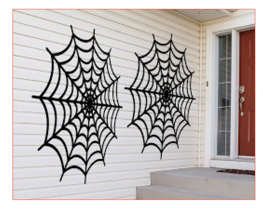 DECO PUERTA TELARAÑA HLLN