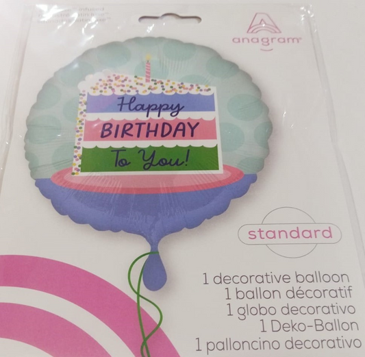 GLOBO MET. HBD YO YOU 18PG