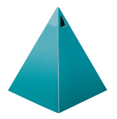 PESA PIRAMIDE AZUL CLARO METAL
