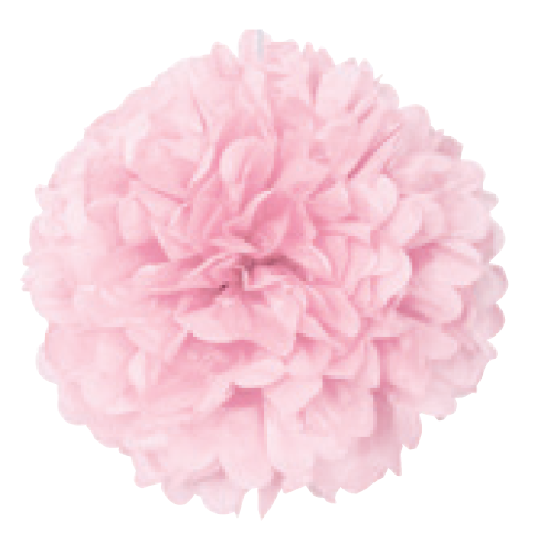 3 COLGANTES FLUFFY ROSA