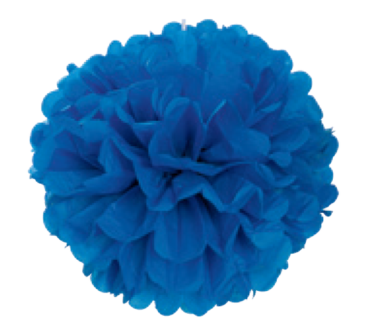 3 COLGANTES FLUFFY AZUL ROYAL
