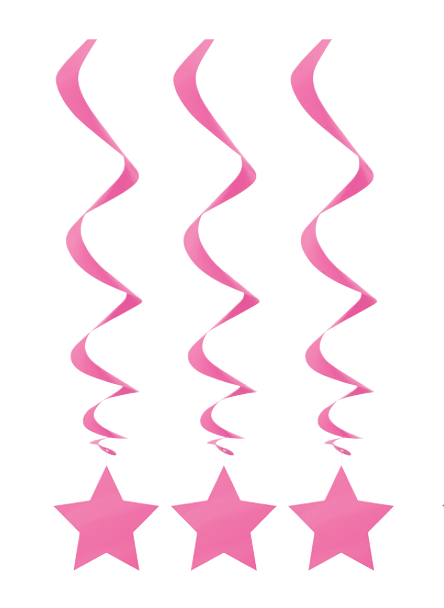 COLGANTE ESPIRAL ESTRELLA FUCS