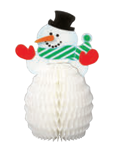 DECO MINI HOMBRENIEVE BCO 4US