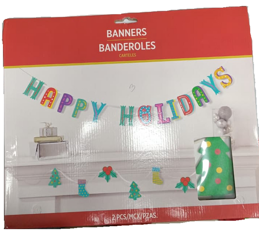 LETRERO HAPPY HOLIDAYS 6P