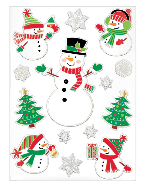 DECO VENTANA GEL CLINGS 19PG N