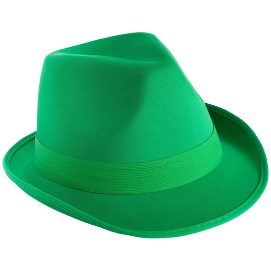 SOMBRERO FEDORA VERDE 5 X 12PG