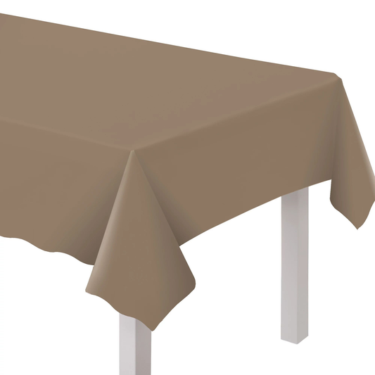MANTEL PLASTICO MARRON