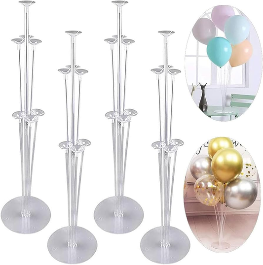 BASE SOPORTE 11PCS GLOBOS BCO