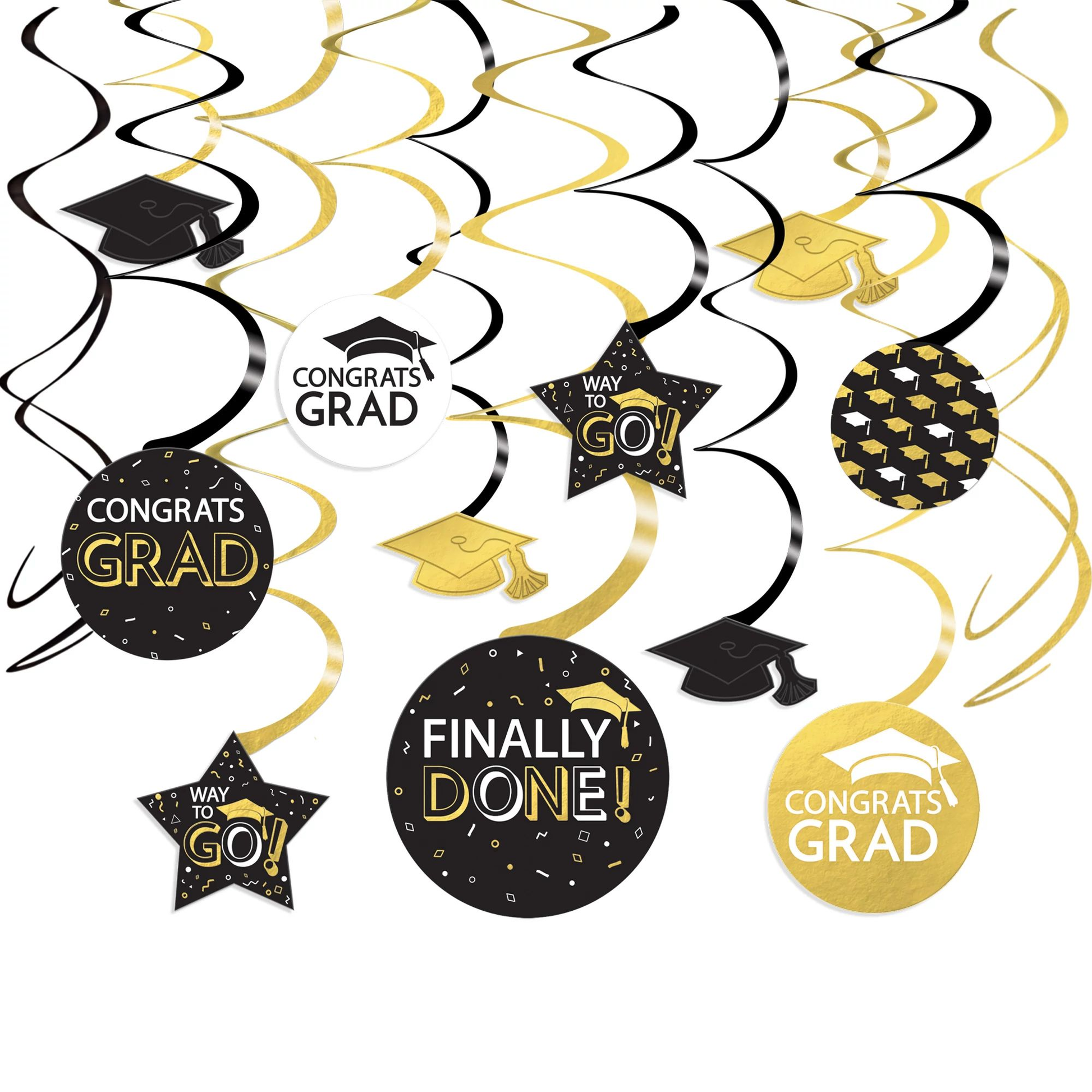 DECO COLGANTE PACK GRAD 30UDS