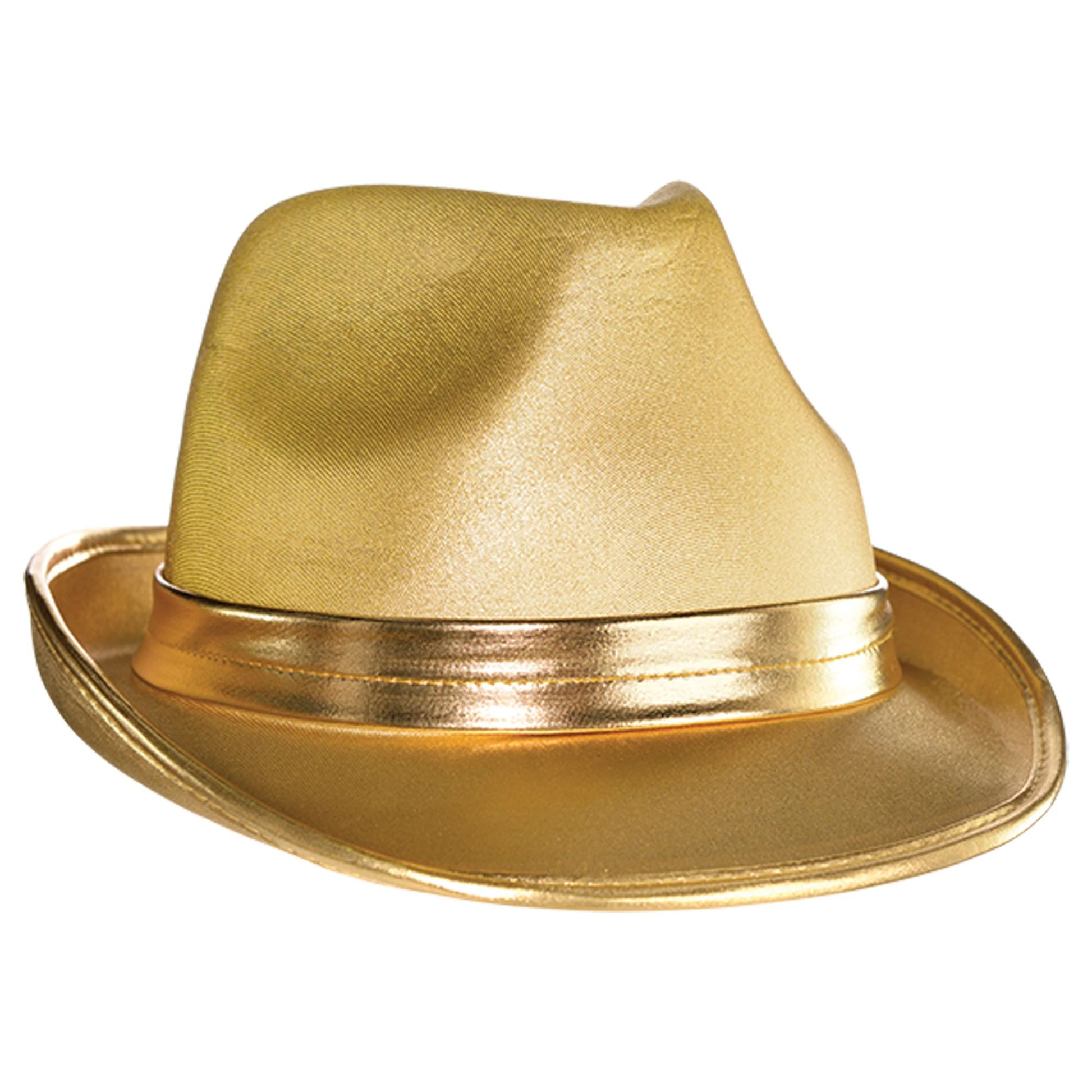 SOMBRERO FEDORA VELOUR GOLD