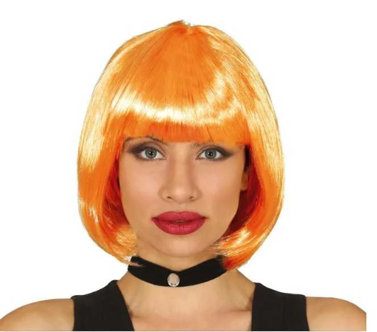 PELUCA CORTA NARANJA