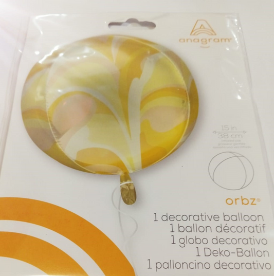GLOBO ORBZ GOLD MACRO MARBLE