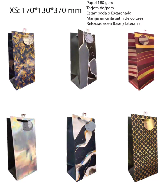 BOLSA REGALO BOTELLA GDE XST