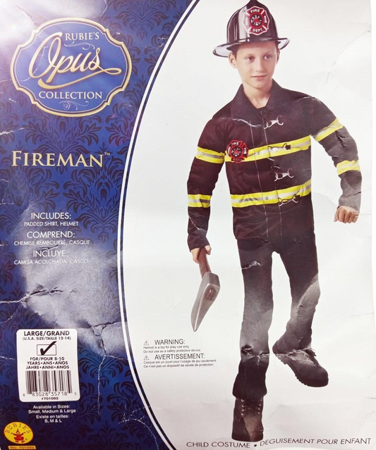 DISFRAZ BOMBERO INFANTIL