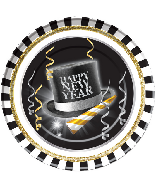 PLATO PAPEL NEW YEAR 9PG