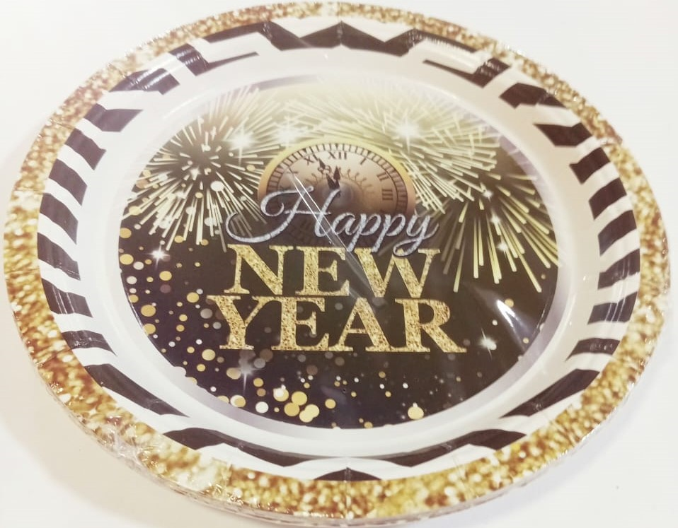 PLATO PAPEL NEW YEAR 7PG