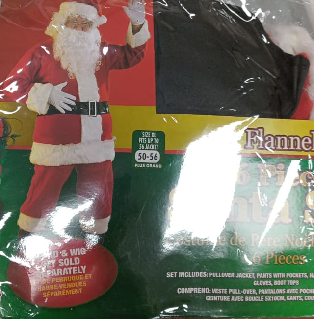 DISFRAZ SANTA ADULTO XL FRANEL