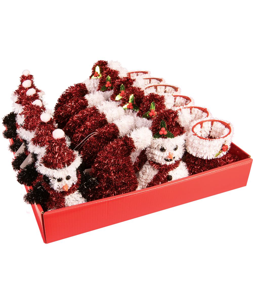 MINI DECO NAVIDAD TINSEL UD