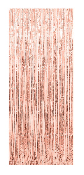 CORTINA PUERTA ROSEGOLD 3X6 PI