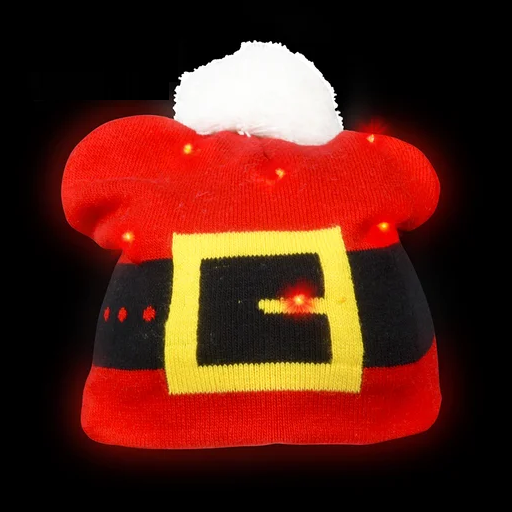 GORRO SANTA CINTURON LUZ