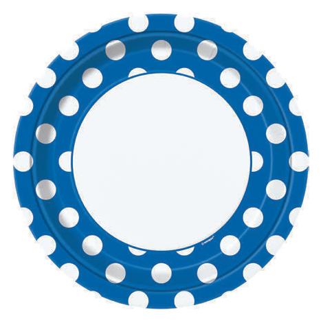 PLATO PAPEL 9 PULG 8U TOPOS AZ