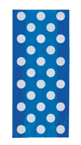 BOLSAS DULCES TOPOS AZUL 20UDS