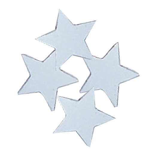 CONFETTI METAL ESTRELLA PLATA