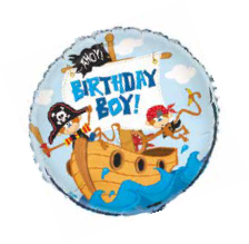 GLOBO METALICO 18PG AHOY BIRTH
