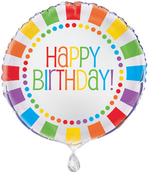 GLOBO METALICO 18PG BIRTHDAY