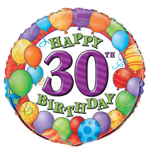 GLOBO METALICO 18PG GLOBOS 30