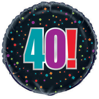 GLOBO METALICO 18PG CUMPLE 40