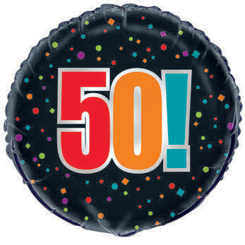 GLOBO METALICO 18PG CUMPLE 50