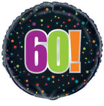 GLOBO METALICO 18PG CUMPLE 60