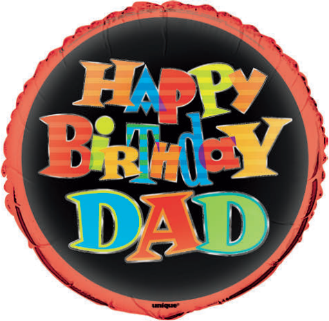 GLOBO MET 18PG BOLD BIRTH DAD