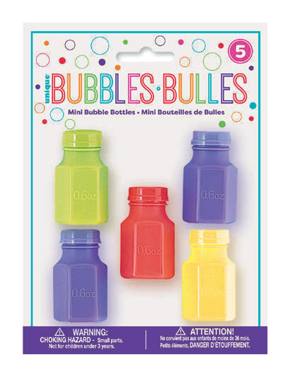 BURBUJAS AGUA MINI 5 UDS