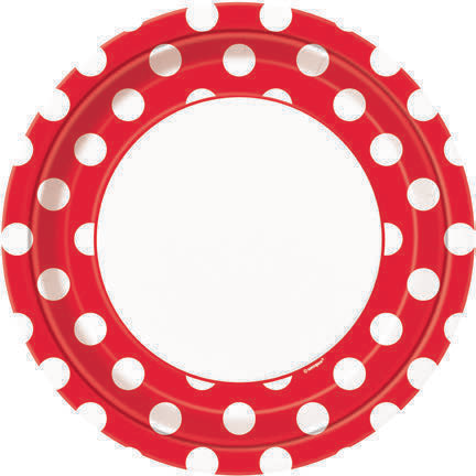 PLATO PAPEL 9 PULG 8U TOPOS RO